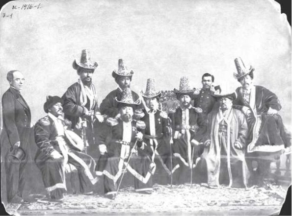1860 Санкт-Петербург -Казахстан Султаны в Парадной Форме Фото А И Шпаковского