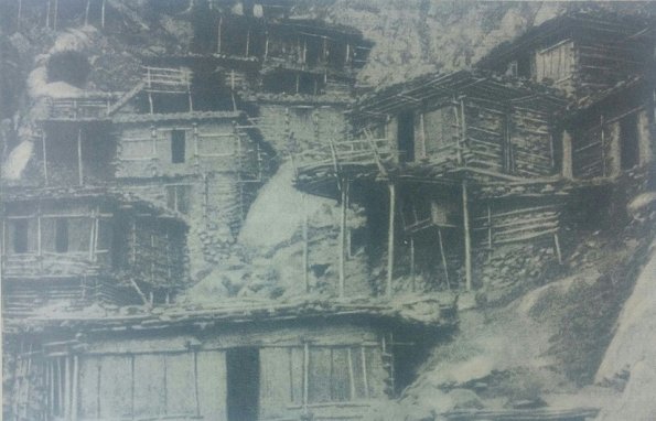 190Х Узбекистан Горный Лесной Аул