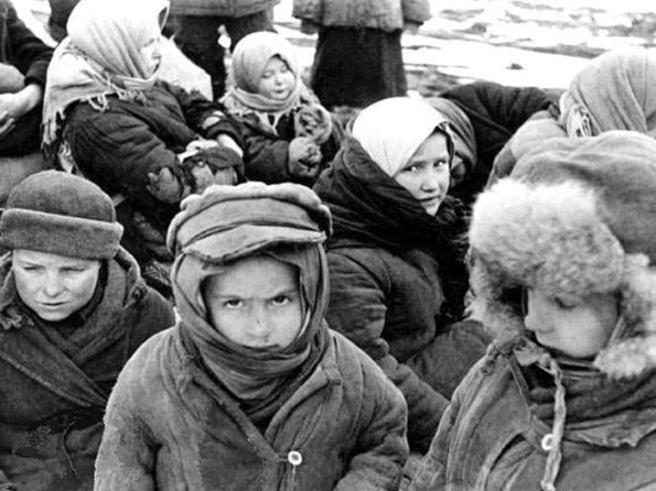 1941 Tashkent Arrival of children Evacuated