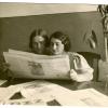 1943 Ташкент САГУ Библиотека Барановская Наталия Адамовна (слева)