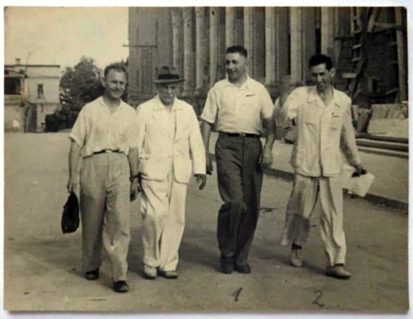 1946 Ташкент Строительство Театра им Навои
